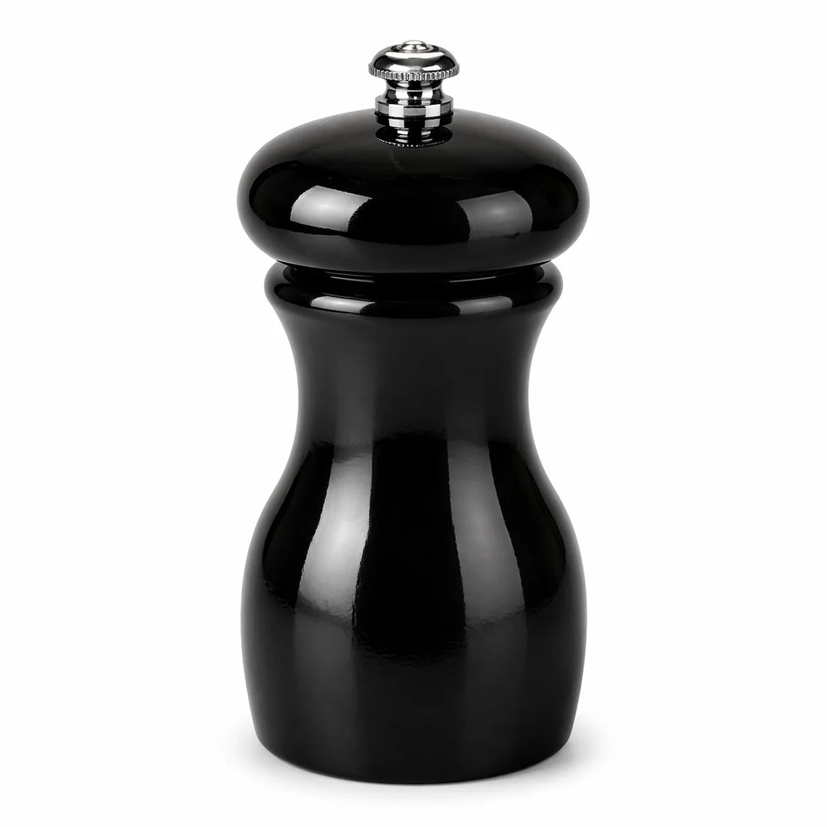 Fletchers' Mill Fletchers’ Mill Marsala Wood Salt Mill, 4" High - Black