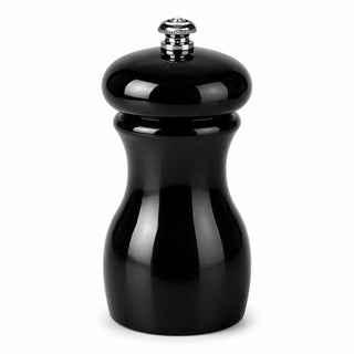 Fletchers' Mill Fletchers’ Mill Marsala Wood Salt Mill, 4" High - Black