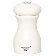 Fletchers' Mill MAR04SS24 Fletchers’ Mill Marsala Wood Salt Shaker, 4" High, White - Default Title