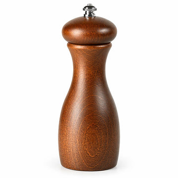 Fletchers' Mill MAR07SM12-14 Fletchers’ Mill Marsala Wood Salt Mill, 7" High, Brown - Default Title