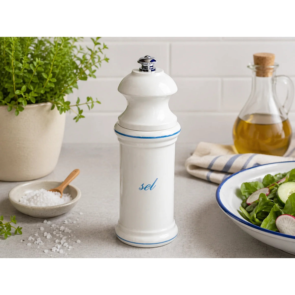Fletchers' Mill Wood Provencal White, 6" High - photo 3