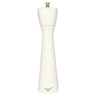 Fletchers' Mill TRO10PM24 Tronco Wood Pepper Mill, 10" High, White - Default Title