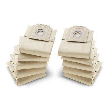 Karcher 6.904-333.0 Paper Filter Bag, 6 5/16" x 14 9/16", 10/Case - Default Title