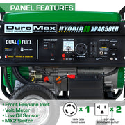 DuroMax DS4850EH Generator, 24" Wide, 120V - photo 4