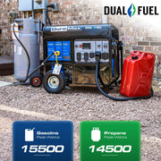 DuroMax XP10000HX Portable Generator, 30" x 29", 120/240V - photo 2