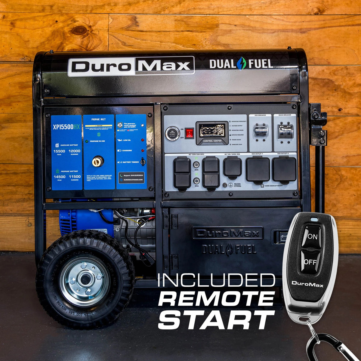 DuroMax XP10000HX Portable Generator, 30" x 29", 120/240V - photo 5