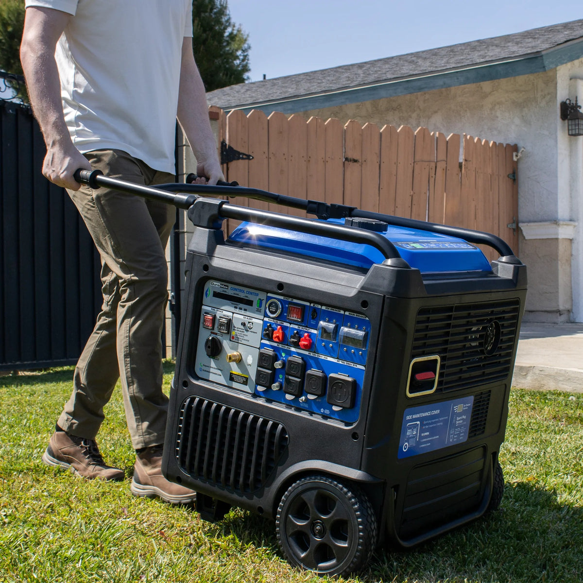 DuroMax Inverter Generator, 25" x 26 3/16", 120-240V - photo 7