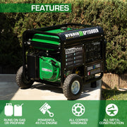 DuroMax XP11500EH Generator, 30" Wide, 120/240V - photo 2