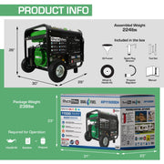 DuroMax XP11500EH Generator, 30" Wide, 120/240V - photo 5