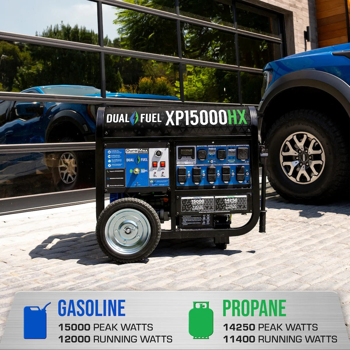 DuroMax XP12000EH Generator, 40" Wide, 120V - photo 2