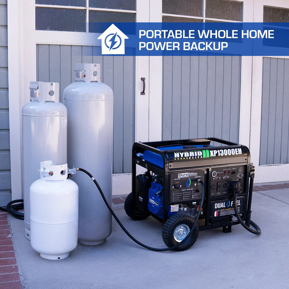 DuroMax XP13000EH Generator, 40" Wide, 120/240V - photo 2