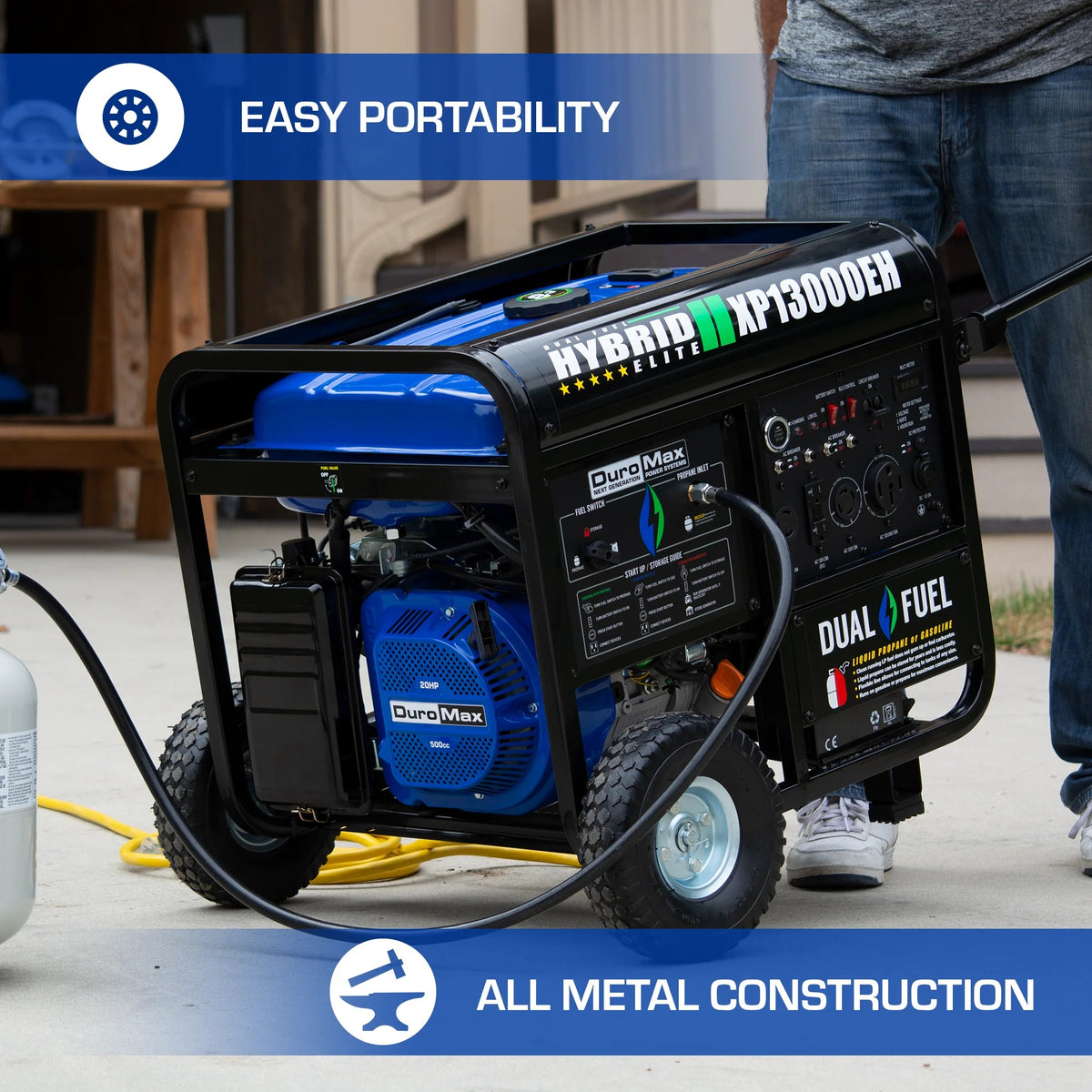 DuroMax XP13000EH Generator, 40" Wide, 120/240V - photo 6
