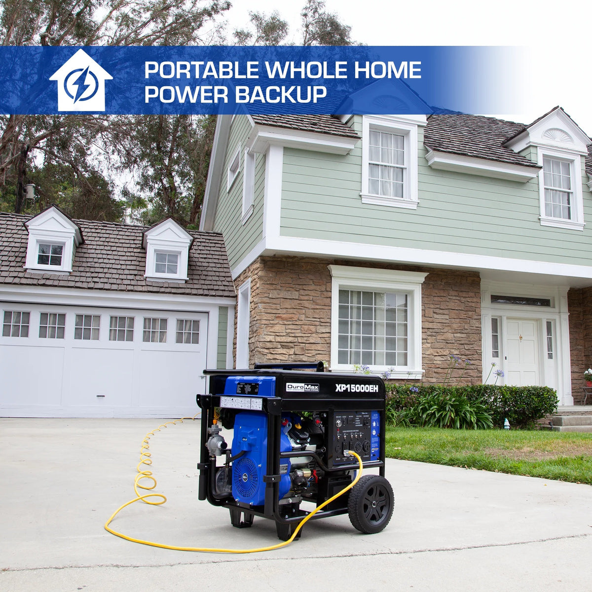 DuroMax XP15000E Generator, 35" Wide, 120V - photo 3