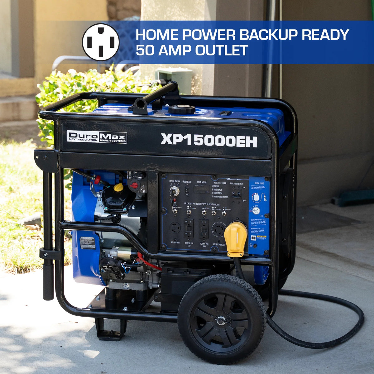 DuroMax XP15000E Generator, 35" Wide, 120V - photo 5