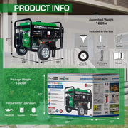 DuroMax XP4850EH Generator, 24" Wide, 120V - photo 7