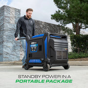 DuroMax XP9000IH Inverter Generator, 21" x 27", 120/240V - photo 5
