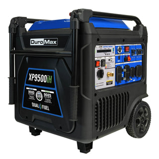 DuroMax Inverter Generator, 25" x 26 3/16", 120-240V - 9,500W