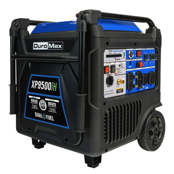 DuroMax Inverter Generator, 25" x 26 3/16", 120-240V - 9,500W