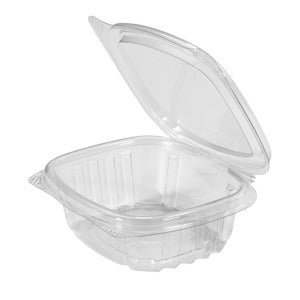 Genpak Deli Container, Clear - 3 5/8" x 4 1/4" x 1 1/4"