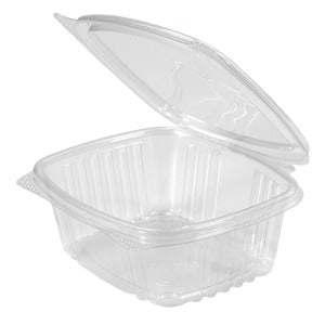 Genpak Deli Container, Clear - 4 1/2" x 5 3/8" x 2 1/2"