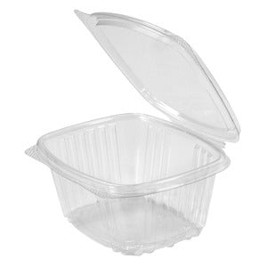 Genpak Deli Container, Clear - 4 1/2" x 5 3/8" x 2 5/8"
