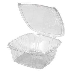 Genpak Deli Container, Clear - 8 1/2" x 8" x 3 1/4"