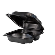 Genpak CLX203---3L Polypropylene Container, 8 5/16" x 8 3/8", Black, 150/Case - Default Title