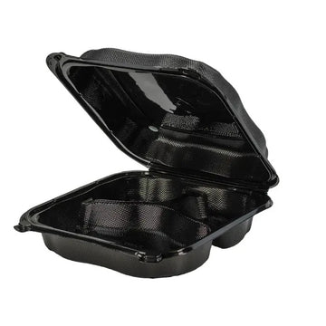 Genpak CLX399---3L Polypropylene Container, 9 5/8" x 9 1/4", Black, 150/Case - Default Title