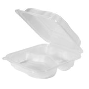 Genpak Polypropylene Container, 2 7/8" High, Clear, 150/Case - 9 1/4"