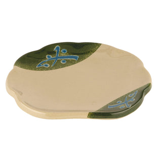 G.E.T. Enterprises 139-TD GET Japanese Traditional Melamine Plate, 8" Diameter, Beige, 12/Case - Default Title