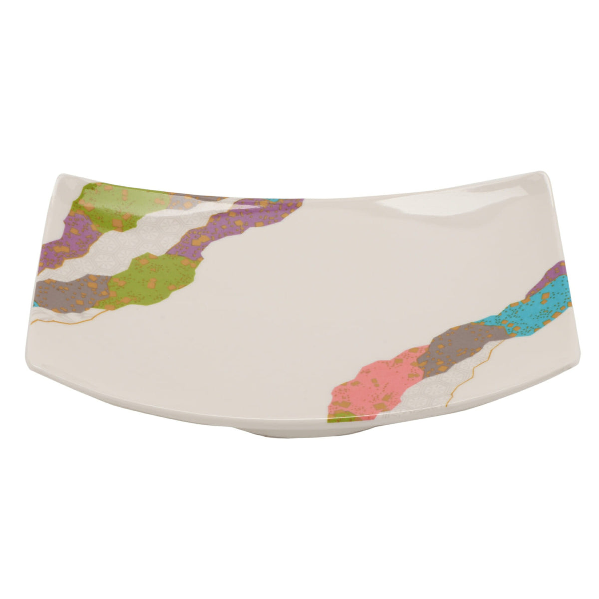 G.E.T. Enterprises 141-CO GET Contemporary Melamine Plate, 4 1/2" x 6 3/4", White, 12/Pack - Default Title