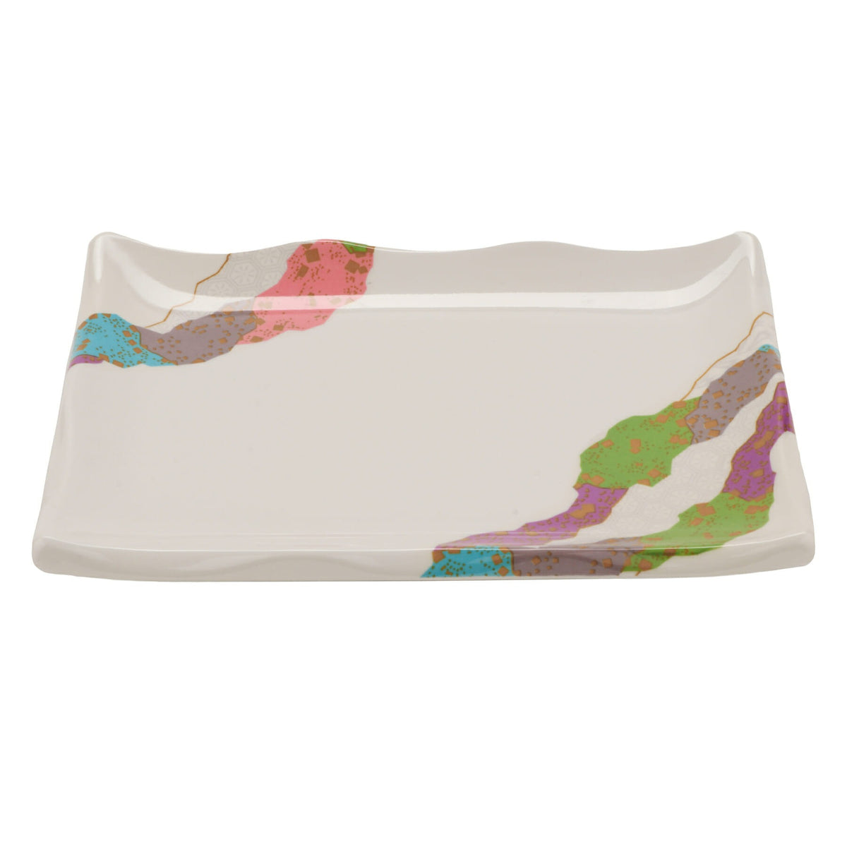 G.E.T. Enterprises 142-20-CO GET Contemporary Melamine Plate, 5 1/2" x 8", White, 12/Pack - Default Title