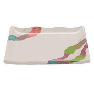 G.E.T. Enterprises 142-20-CO GET Contemporary Melamine Plate, 5 1/2" x 8", White, 12/Pack - Default Title