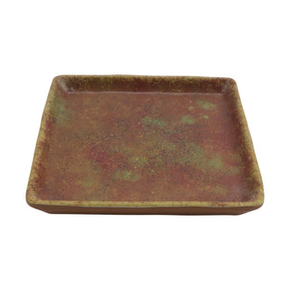 cheforward 20030 Savor Melamine Plate, 4" x 4", 24/Case - Brown