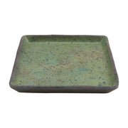 cheforward 20030 Savor Melamine Plate, 4" x 4", 24/Case - Green