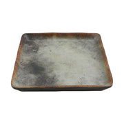 cheforward 20030 Savor Melamine Plate, 4" x 4", 24/Case - Brown Gray