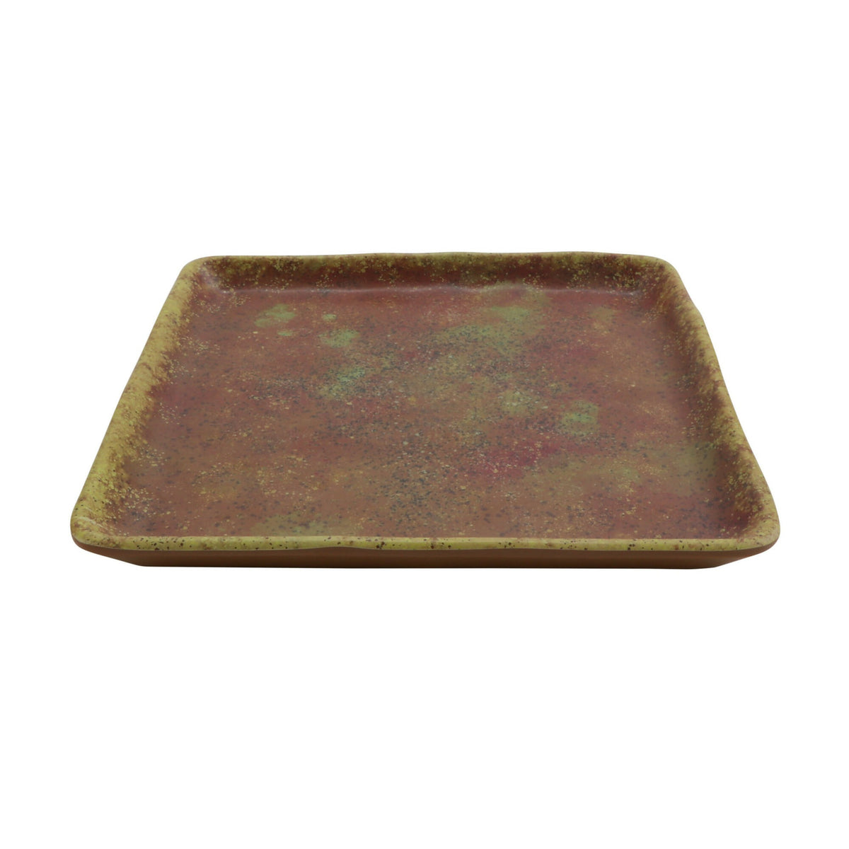 cheforward 20031 Savor Melamine Plate, 6" x 6", 24/Case - Brown
