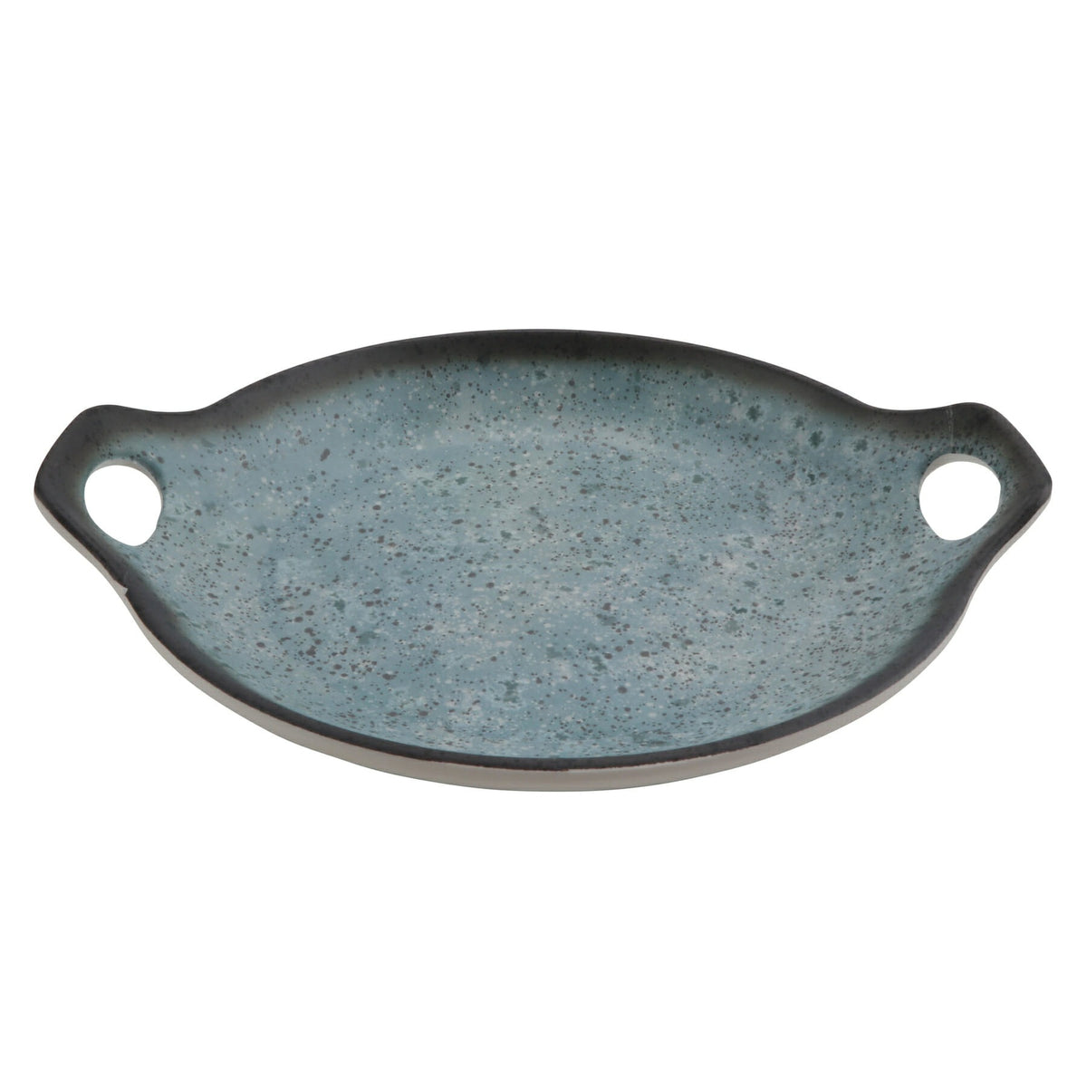 cheforward 20580 Savor Melamine Plate, 9 1/16" Diameter, 12/Case - Robin's Egg Blue