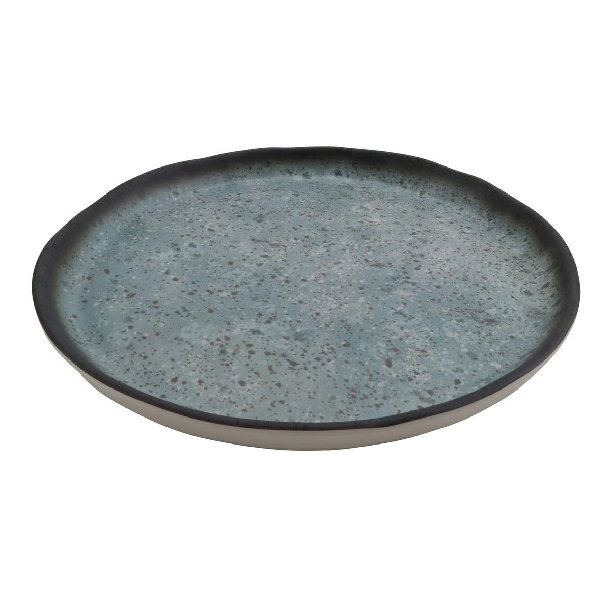 cheforward 21141 Savor Melamine Plate, 10" Diameter, 12/Case - Robin's Egg Blue