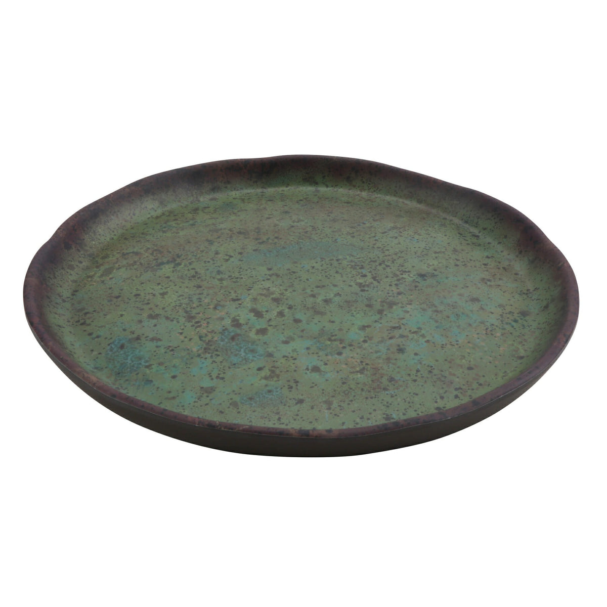 cheforward 21141 Savor Melamine Plate, 10" Diameter, 12/Case - Spruce