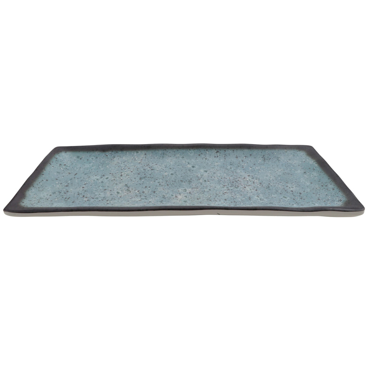 cheforward 23123 Savor Melamine Plate, 5 1/8" x 12", 12/Case - Blue