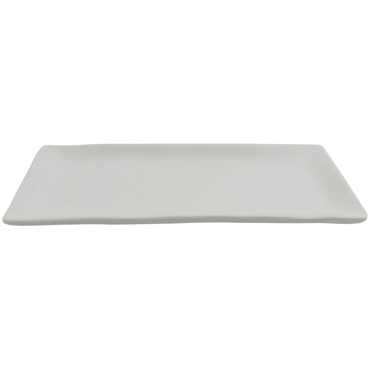cheforward 23123 Savor Melamine Plate, 5 1/8" x 12", 12/Case - White