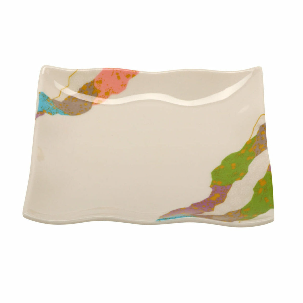 G.E.T. Enterprises 252-10-CO GET Contemporary Melamine Plate, 4" x 4", White, 24/Case - Default Title