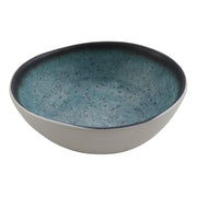 cheforward 38769 Savor Melamine Bowl, 8 oz., 12/Case - Blue White