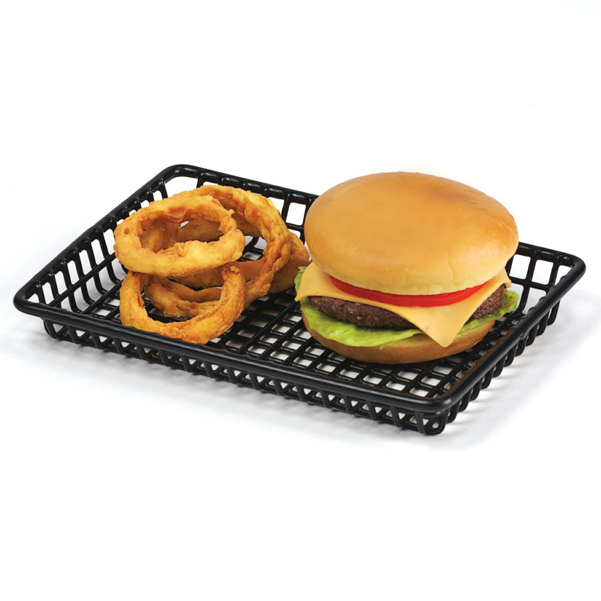 G.E.T. Enterprises 4-35809 Metal Basket, 7" x 9", Black - Default Title
