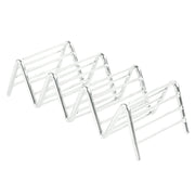 G.E.T. Enterprises Stainless Steel Taco Holder, Silver - 6"