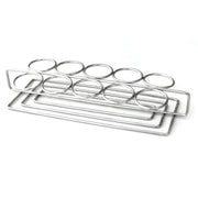 G.E.T. Enterprises 4-82010 Stainless Steel Dessert Caddy, 3 1/4" x 11 3/4", Silver - Default Title