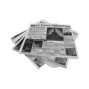 G.E.T. Enterprises Liner, 12" x 12", 1,000/Case - Enterprises White French Newsprint Liner