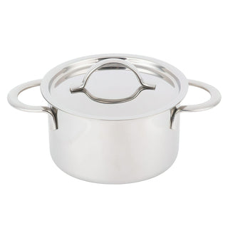 G.E.T. Enterprises 4-80555 Stainless Steel Serving Pot, 14 oz., Silver - Default Title