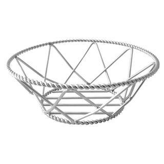 G.E.T. Enterprises 4-81433 Basket, 8" Diameter, Silver - Default Title